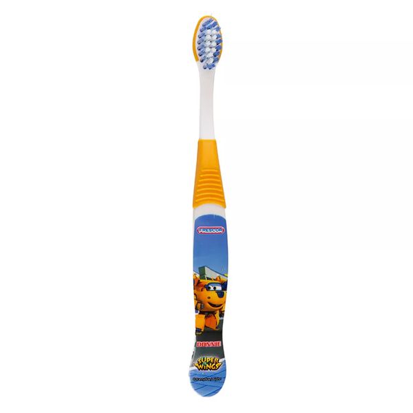 Escova Dental Infantil Frescor Super Wings Donnie 2 a 5 Anos Macia Cores Sortidas 1 Unidade + Capa Protetora