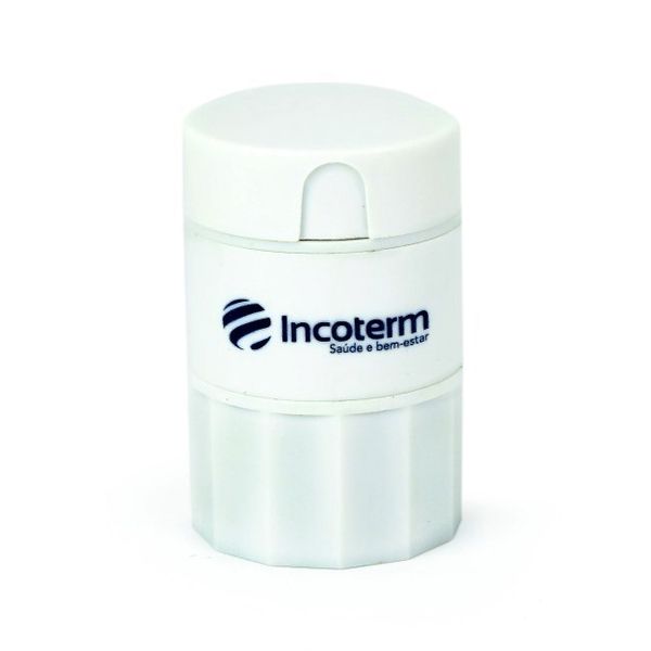 Amassador de Comprimidos 3x1 Incoterm Cortador e Porta Comprimidos 1 Unidade