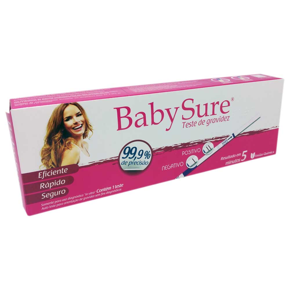 Teste de Gravidez Baby Sure 1 Tira-teste - Farma 22