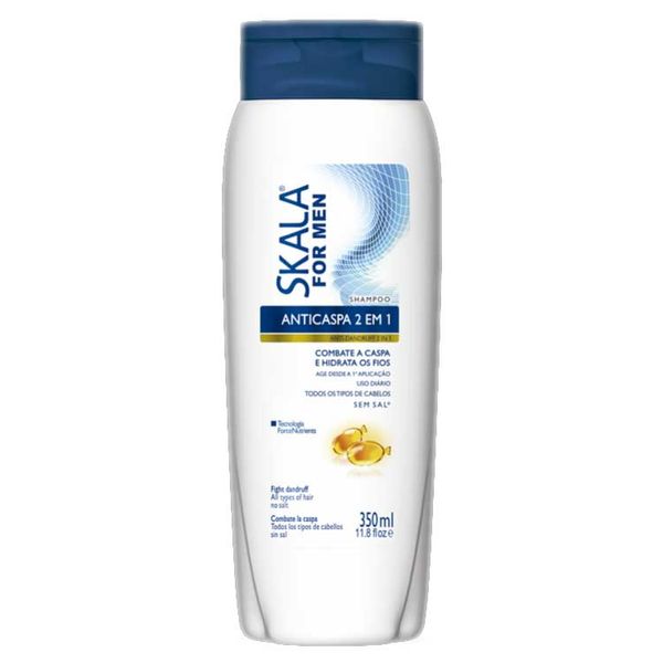 Shampoo Skala For Men Anticaspa 2 em 1 350ml