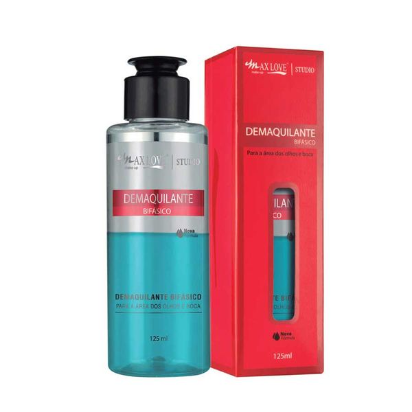 Demaquilante Max Love Bifásico para Olhos e Boca 120ml