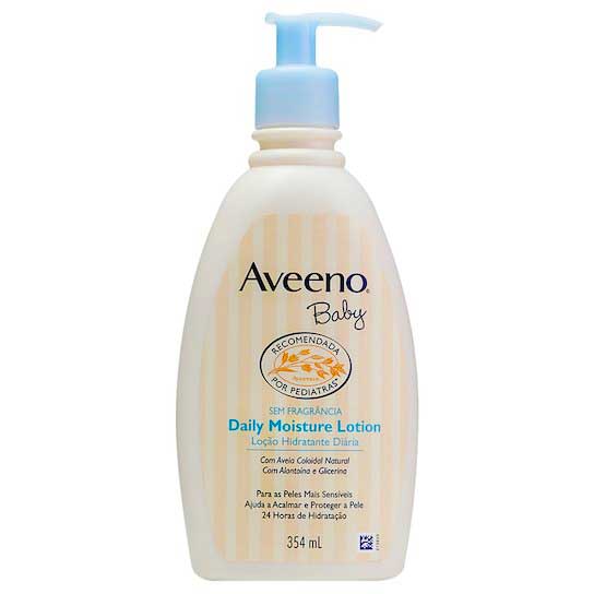 Loção Hidratante Aveeno Baby Daily Moisture Lotion sem Fragrância 354ml