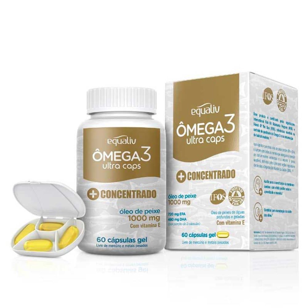 Omega 3 Ultra Caps Equaliv 60 capsulas gel Farma 22