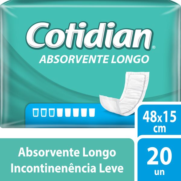 Absorvente Geriátrico Cotidian Longo 20 Unidades