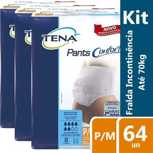 Kit-Roupa-Intima-Tena-Pants-Confort-P-M-64-Unidades