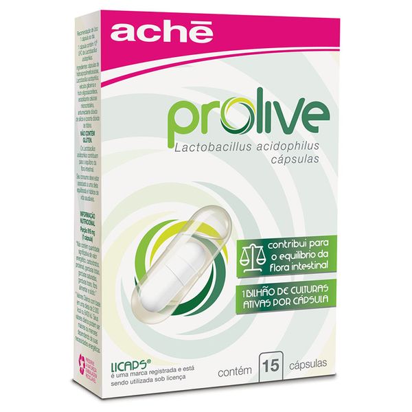 Prolive 55mg 15 cápsulas