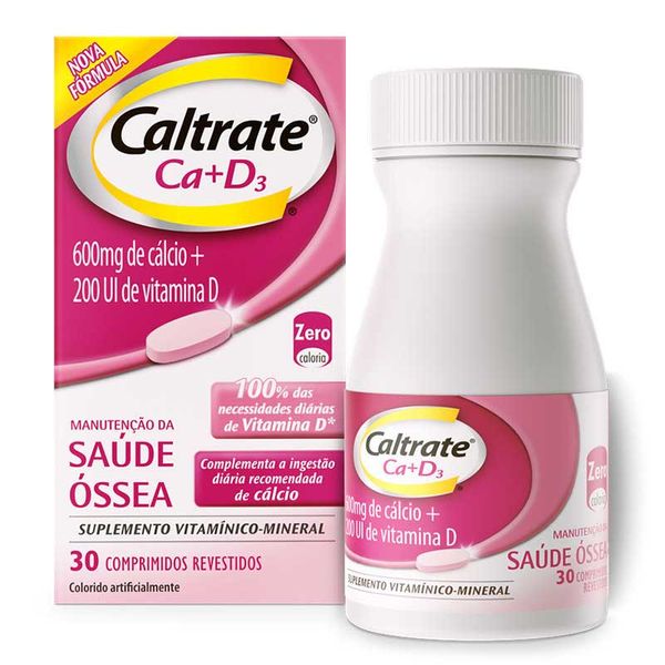 Caltrate 600mg + D 200UI 30 comprimidos revestidos