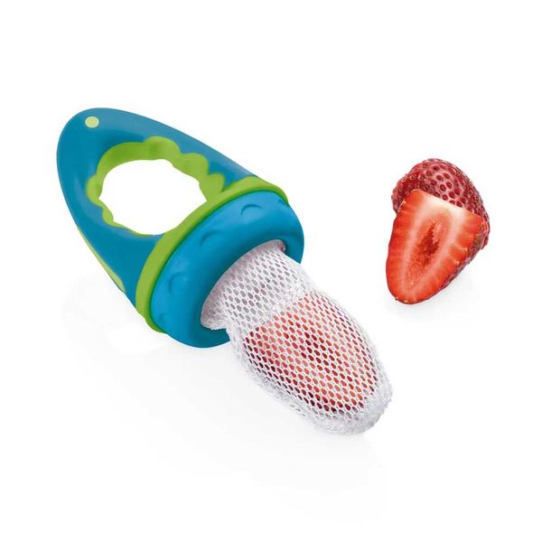 Alimentador para Bebês Multikids Baby Com Tela Funny Meal Azul