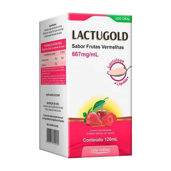 Lactugold Xarope Sabor Frutas Vermelhas 120ml