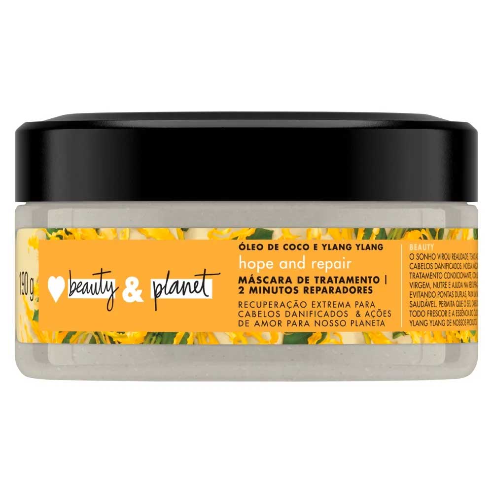 Mascara de Tratamento Love Beauty And Oleo de Coco e Ylang Ylang