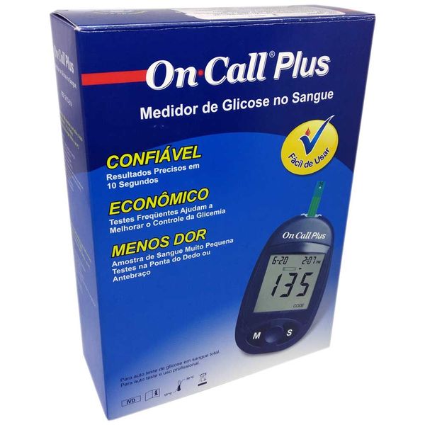 Kit para Controle de Glicemia On Call Plus Modelo G113-214