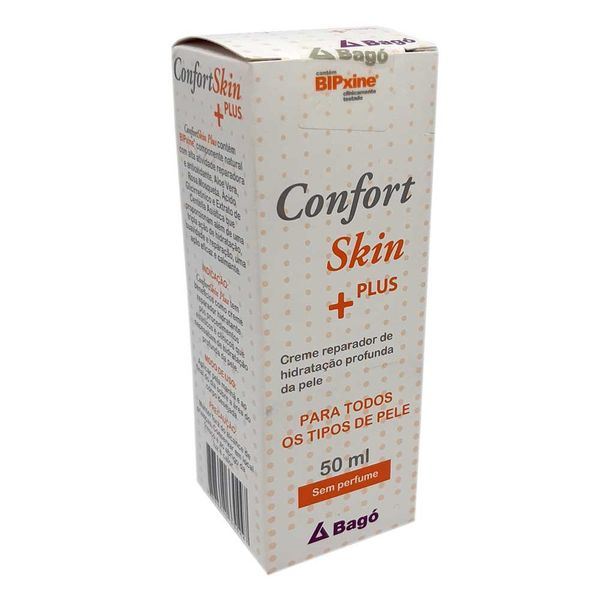 Confort Skin Plus Creme Reparador Pós Tratamento A Laser Pele Sensível 50ml