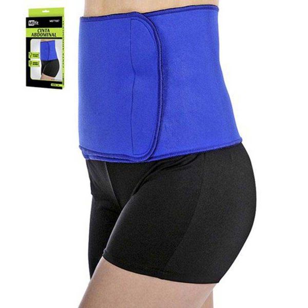 Cinta Abdominal MB Fit Unissex Elástica Ajustável com Velcro