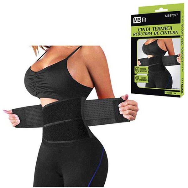 Cinta Térmica Mb Fit Redutora de Cintura Ajustável