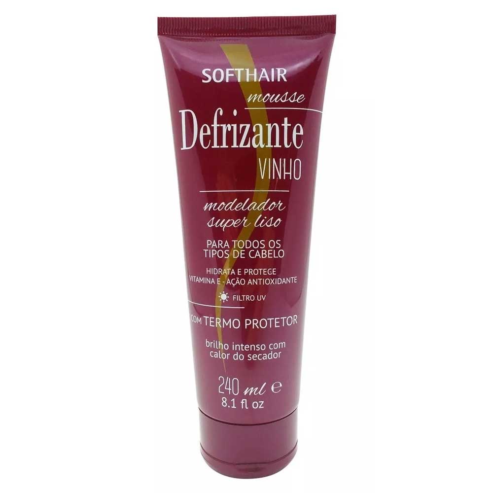 DEFRIZANTE SOFT HAIR VINHO 240ML