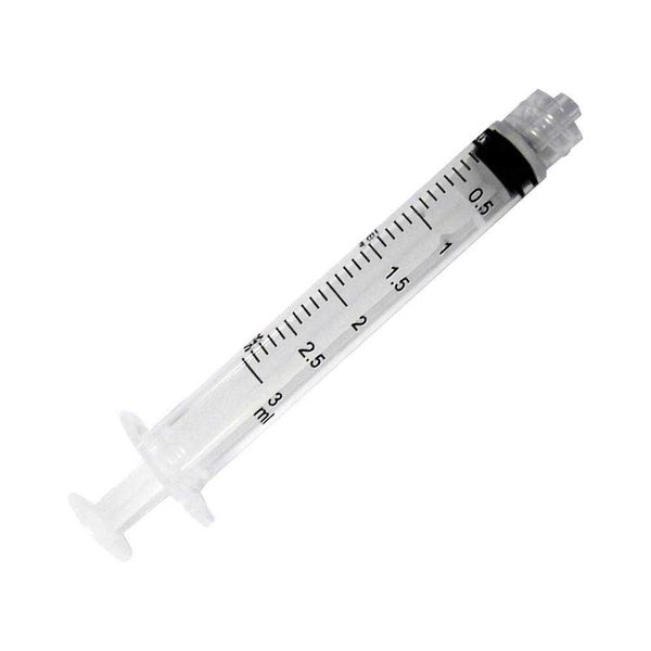 Seringa SR Luer Lok Sem Agulha 3ml 1 Unidade