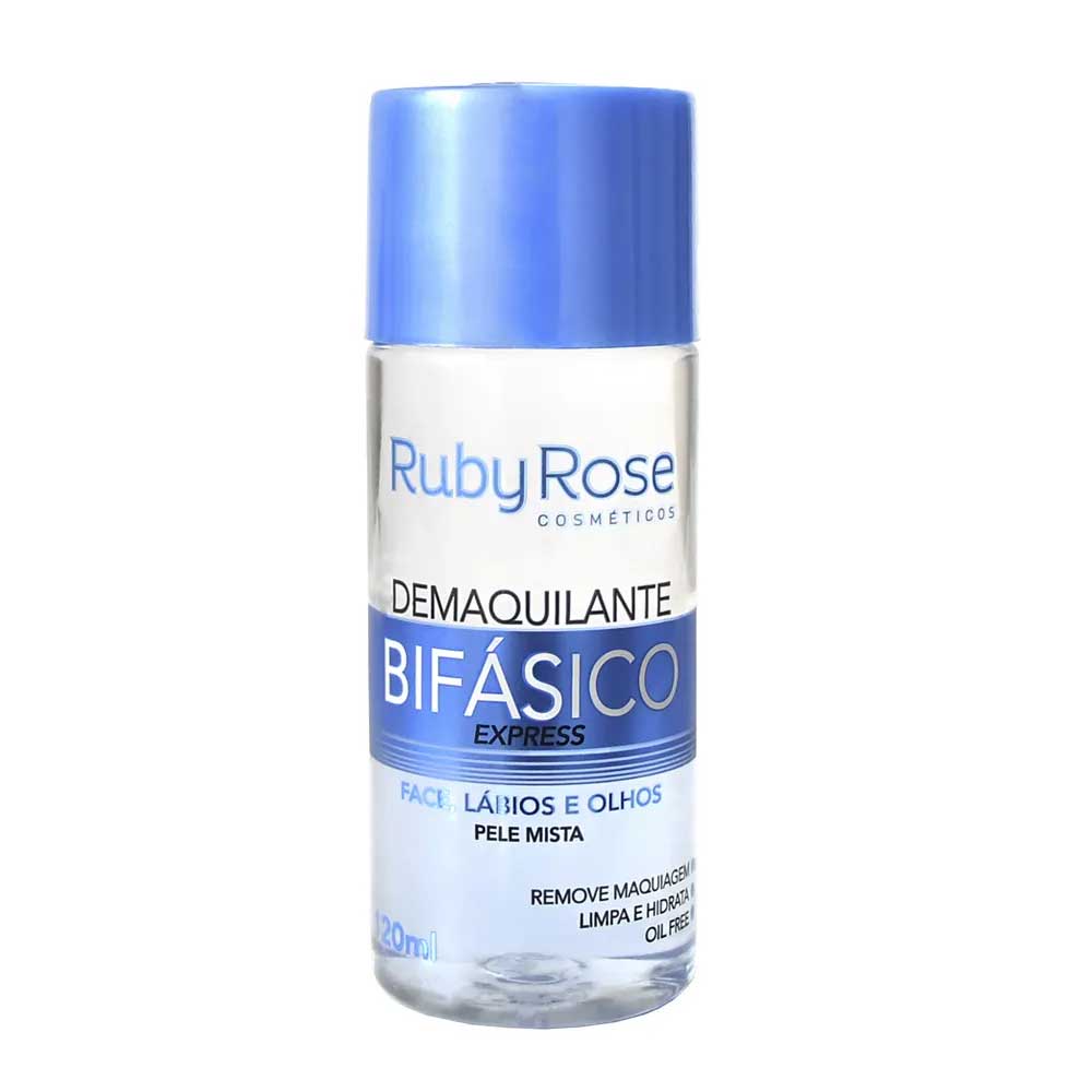 DEMAQUI BIFASICO PELE MISTA RUBY ROSE 120 ML