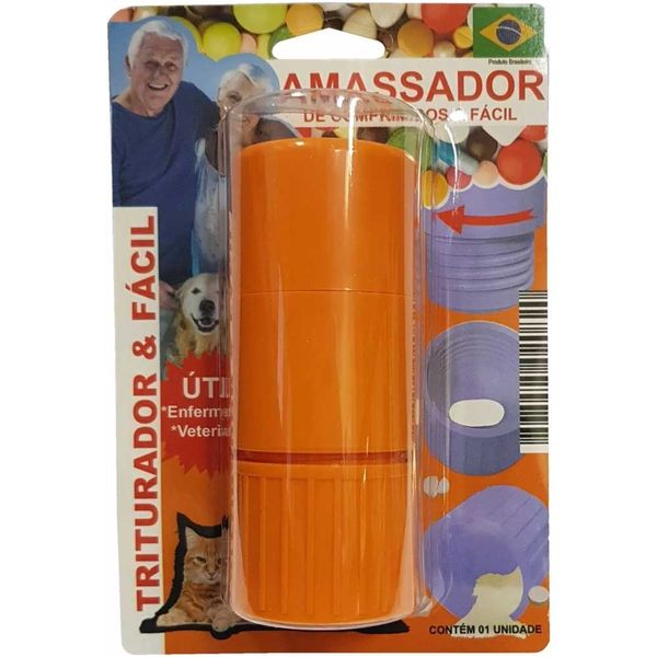 Triturador e Amassador de Comprimidos 1 Unidade Cores Sortidas
