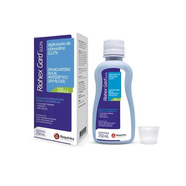 Enxaguatório Bucal Riohex Gard 0,12% 250ml