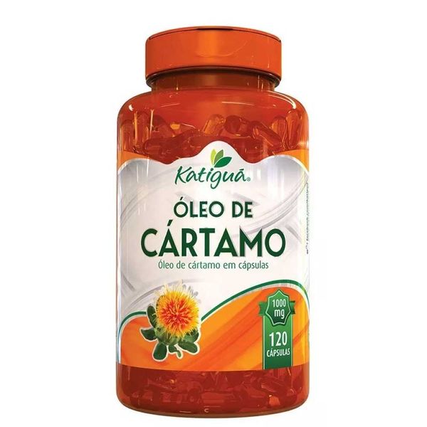 Óleo de Cártamo Katiguá 1000mg 120 Cápsulas