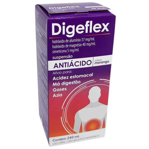 Digeflex suspensão oral Sabor Morango 240ml