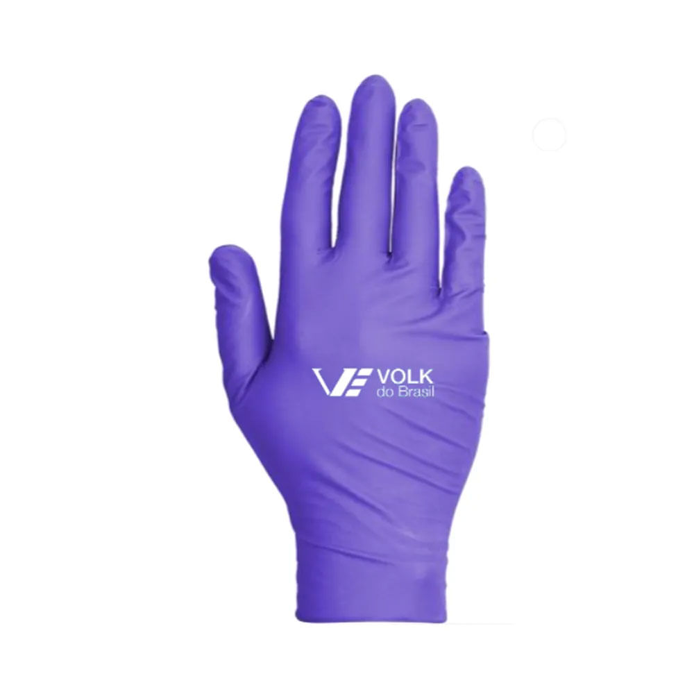 LUVA NITRILICA DESC SLIM LILAS TAM G