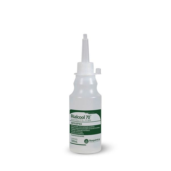 Antisséptico Rialcool 70 Álcool 70% 100ml Rioquímica