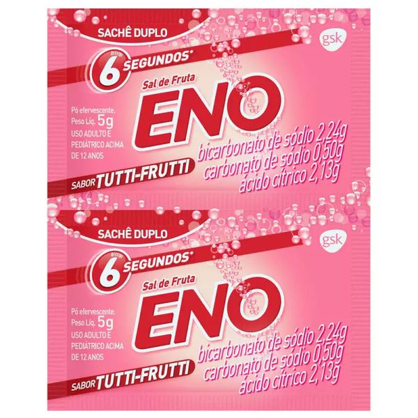 Sal de Fruta Eno Efervescente Tutti-Frutti 2 Sachês de 5g