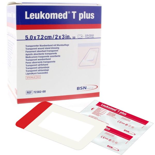 Curativo Filme Transparente BSN Medical Leukomed T Plus 5cm X 7,2cm 1 Unidade