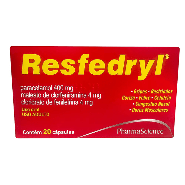 Resfedryl 20 cápsulas