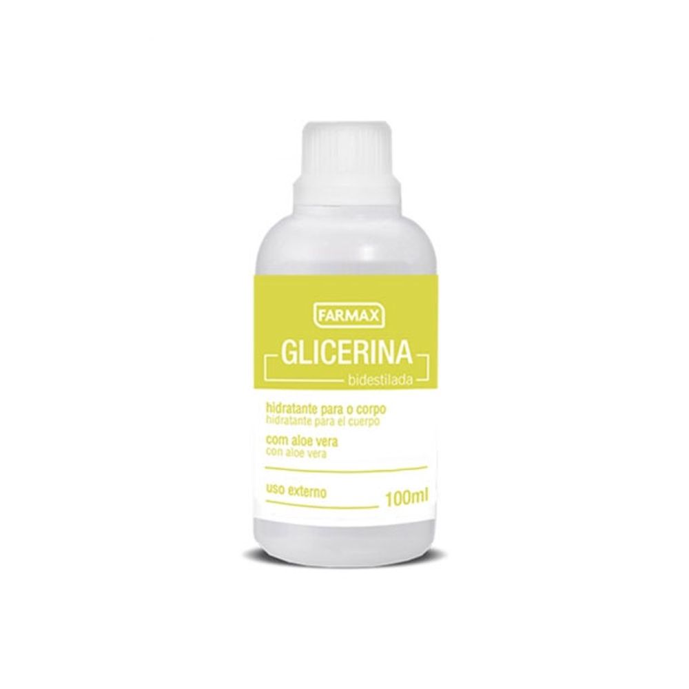 Glicerina Bidestilada Farmax Com Aloe Vera 100ml Farma 22 4920