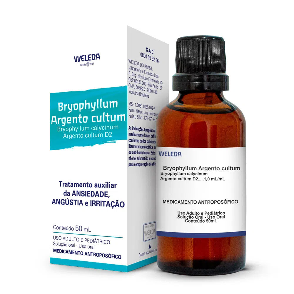 Bryophyllum Argento Cultum D2 Weleda 50ml - Farma 22