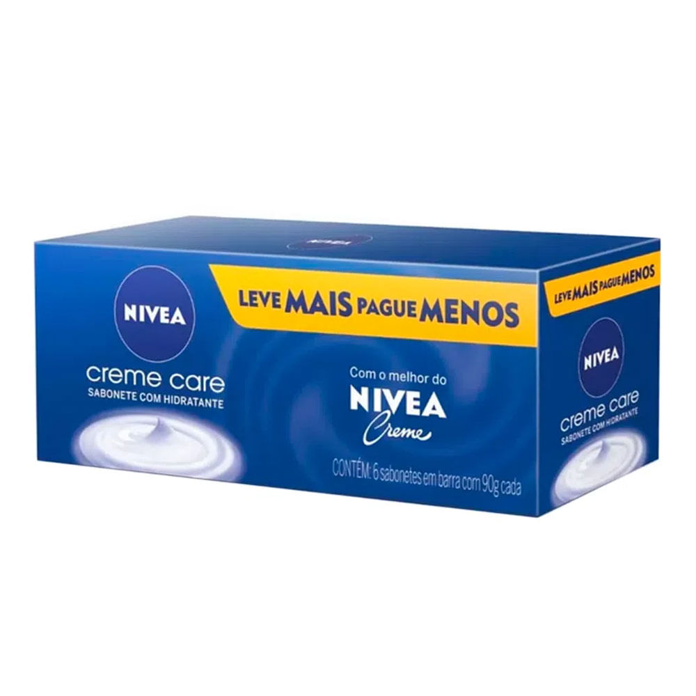 SABONETE NIVEA CREME CARE BOX 90G