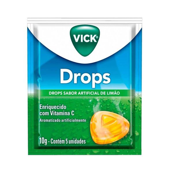 Vick Pastilhas Sabor Limão c/ 5