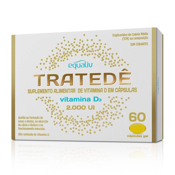 Equaliv Tratedê 2000UI 60 Cápsulas Gel