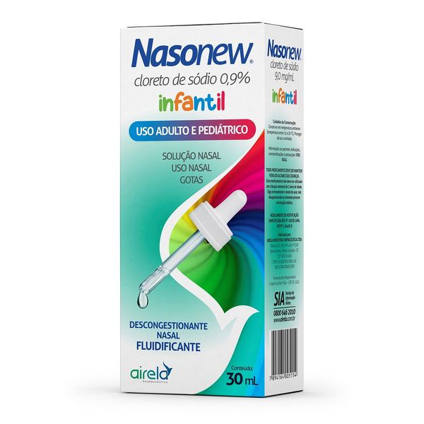 Nasonew 0,9% Infantil Gotas 30ml
