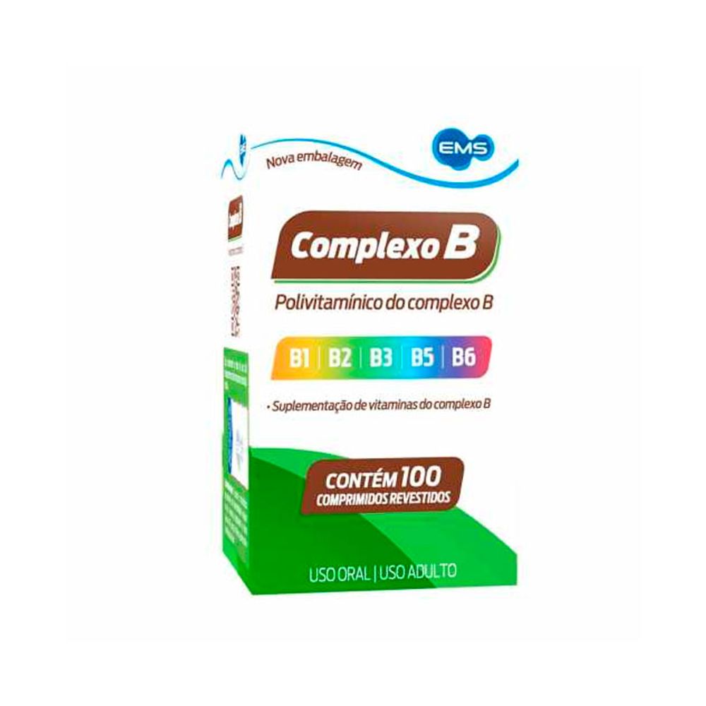 Complexo B EMS 100 Comprimidos Revestidos - Farma 22