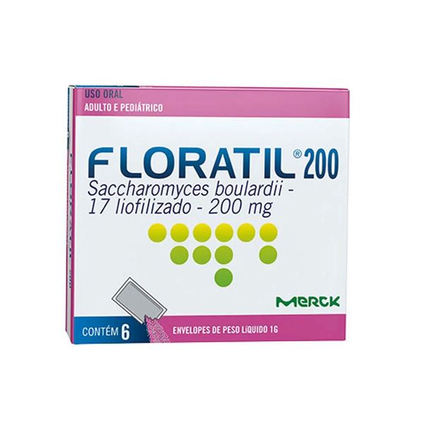 Floratil Pediátrico 200mg com 6 Envelopes
