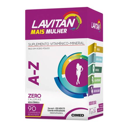 Lavitan A-Z Mais Mulher 90 Comprimidos - Farma 22