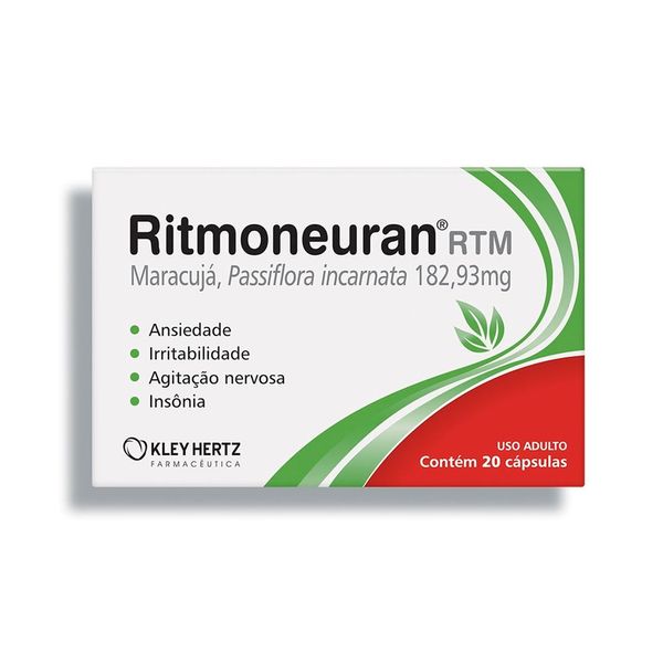 Ritmoneuran RTM 182,93mg 20 Cápsulas