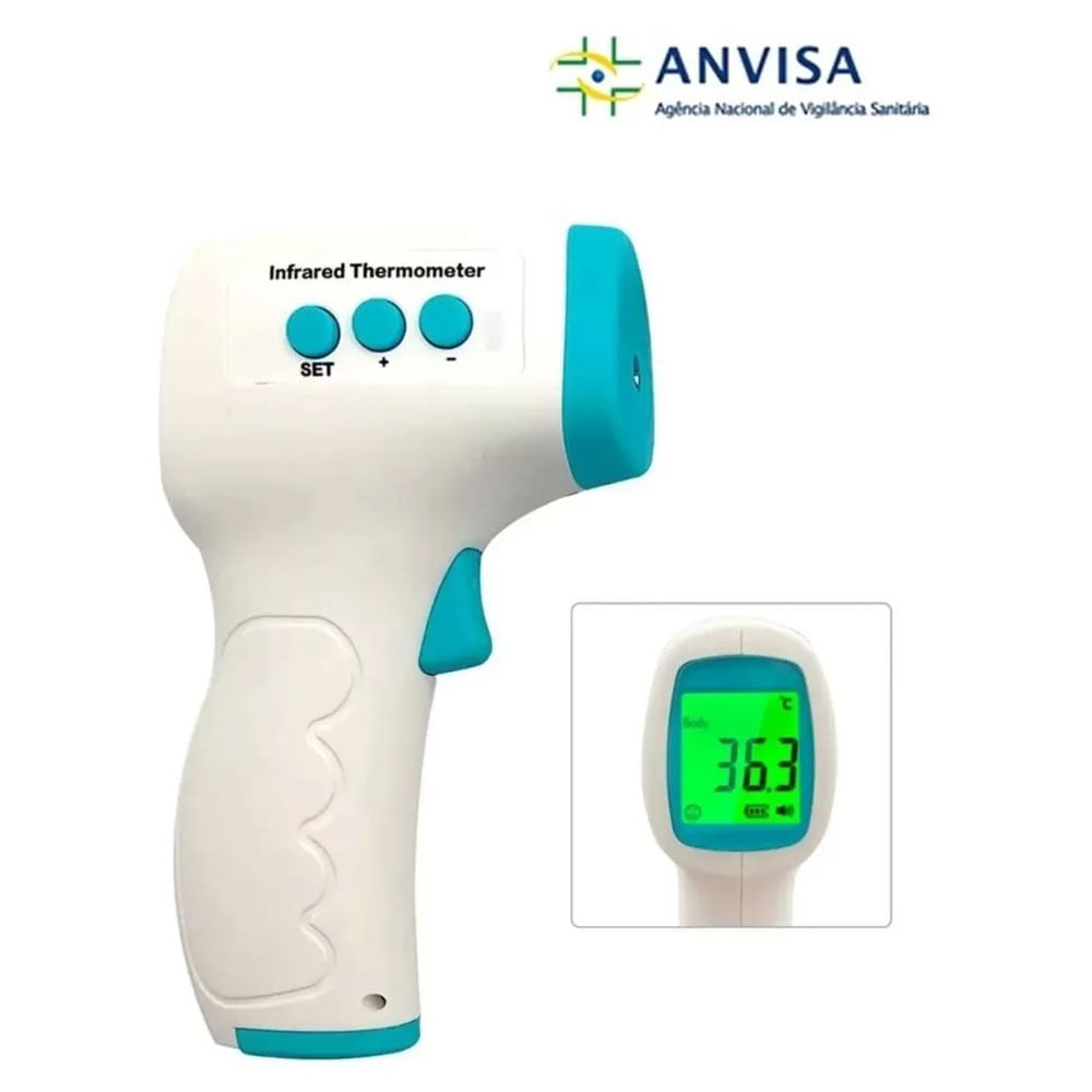Termometro Digital de Testa Infrared Infravermelho Sem Contato NX2000