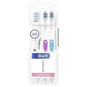 escova-dental-oral-b-expert-gengiva-sensi-ultra-macia-cores-sortidas-3-unidades