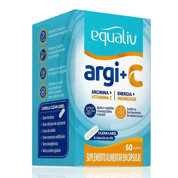 Equaliv Arg + C 60 cápsulas
