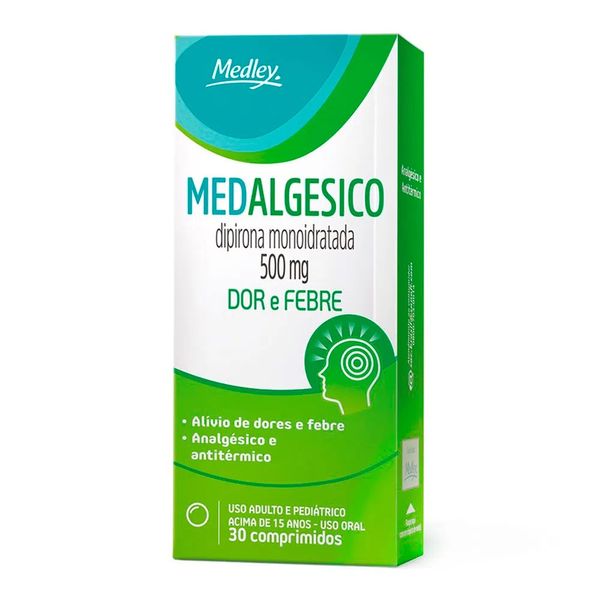 Medalgesico 500mg 30 comprimidos