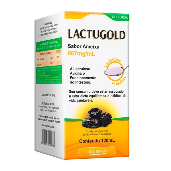 Lactugold Sabor Ameixa 667mg/mL 120mL