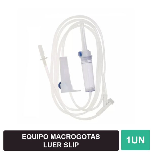 Equipo Macrogotas Para Infusão Intravenosa Luer Slip Medix com 1 unidade