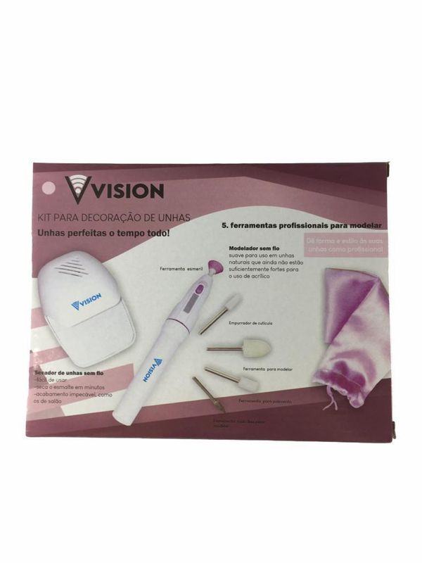 Kit Para Decoração De Unhas Com Secador