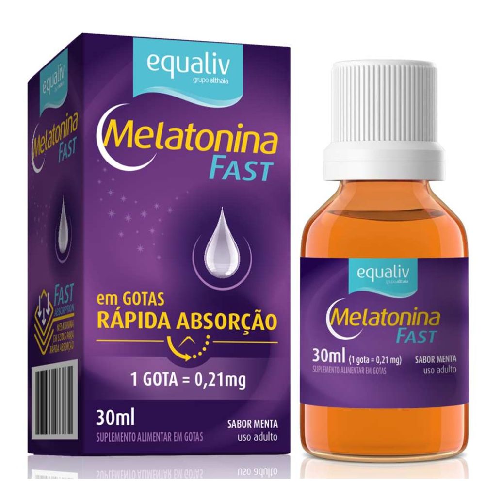 Equaliv Melatonina Fast 210mcg gota 30ml - Farma 22