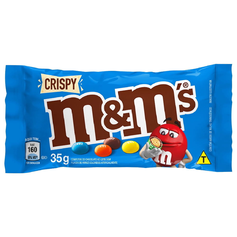 M Ms Chocolate Ao Leite Crispy 35g Farma 22