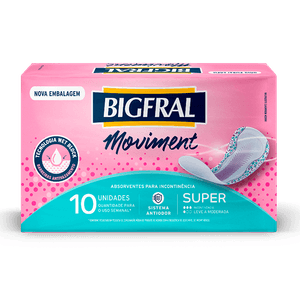 Absorvente-Bigfral-Moviment-Miss-Super-10-unidades